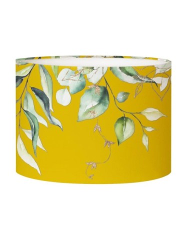 Abat-jour Lampadaire Branche Jaune Moutarde Ø 45 x H 25