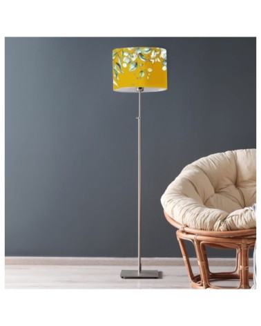 Abat-jour Lampadaire Branche Jaune Moutarde Ø 45 x H 25