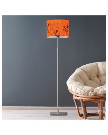 Abat-jour Lampadaire Iris Mandarine Ø 45 x H 25