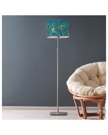 Abat-jour Lampadaire Iris Bleu canard Ø 45 x H 25