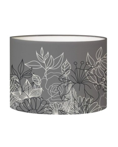 Abat-jour chevet Bouquet Gris Ø 25 x H 20