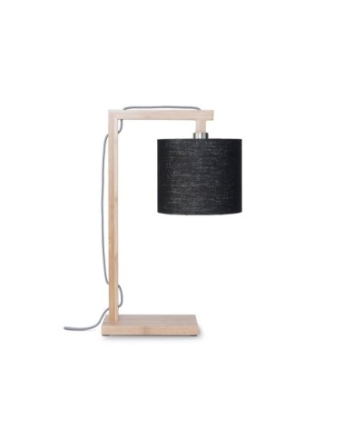 Lampe de table en bamboo naturel