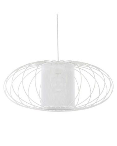 Suspension en métal blanc