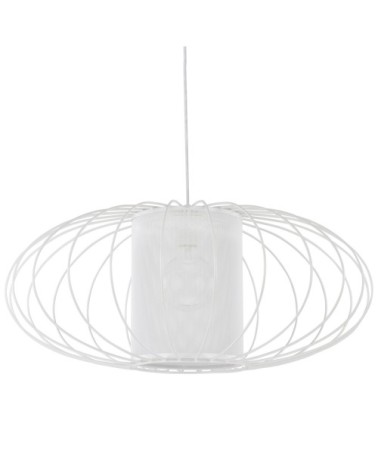 Suspension en métal blanc