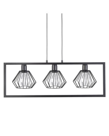 Suspension en métal noir