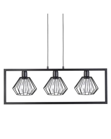 Suspension en métal noir