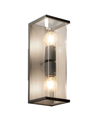 Applique extérieur en métal anthracite