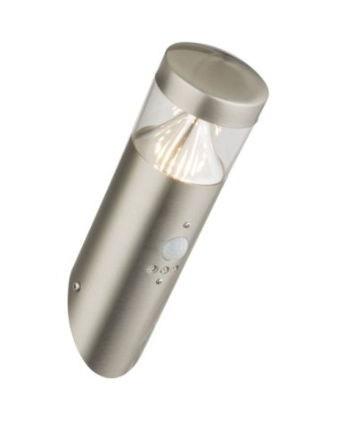 Applique extérieur en métal argenté