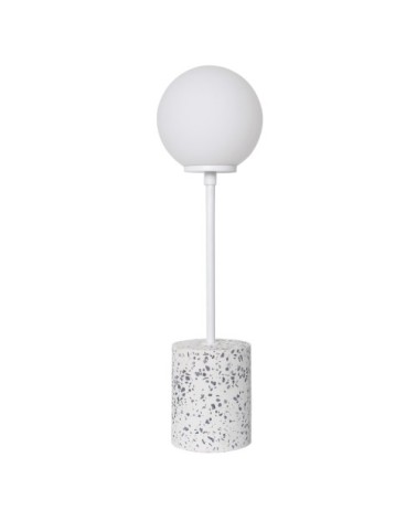 Pied de lampe en stone blanc