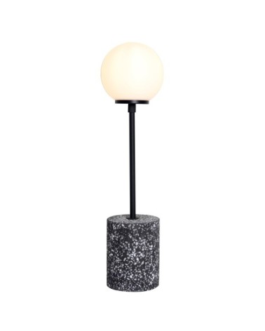 Pied de lampe en stone noir