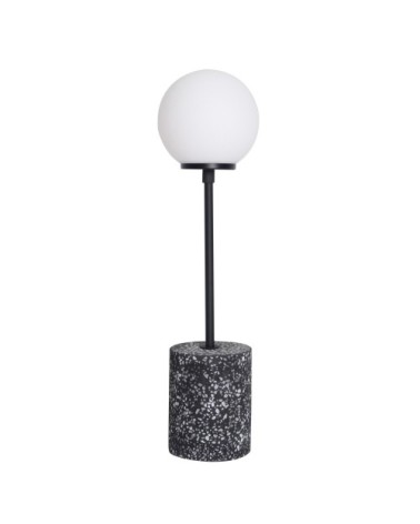 Pied de lampe en stone noir