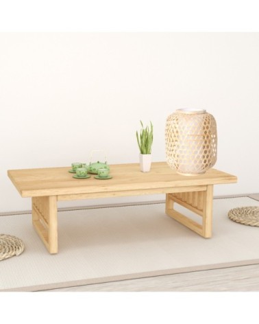 Lampe de table en bamboo naturel