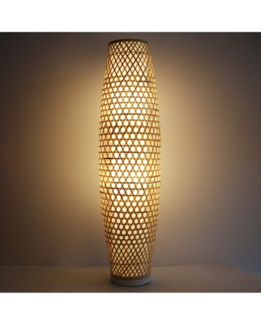 Lampadaire en bamboo naturel