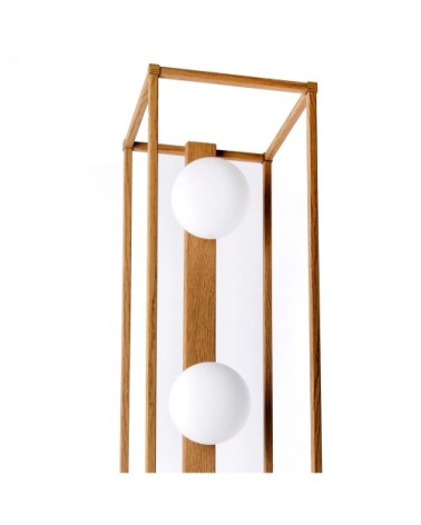 Lampadaire en bois