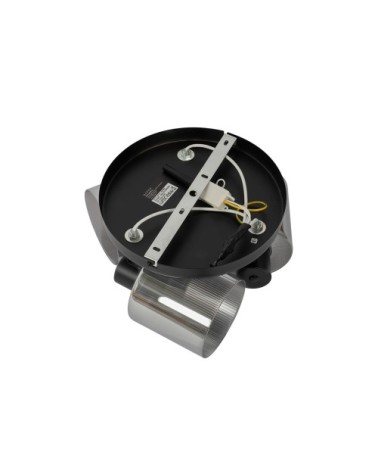 Spot plafond en verre gris
