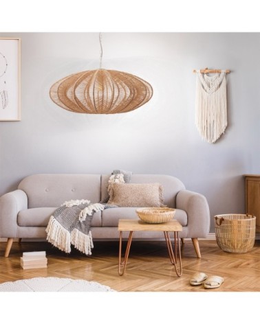 Suspension en métal naturel