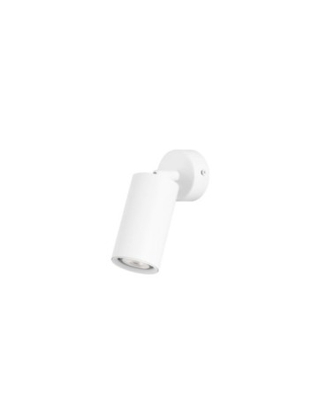 Spot Mural ou Plafonnier Aluminium Blanc 7x7x16 CM