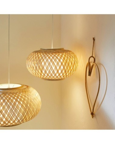 Suspension en bamboo naturel