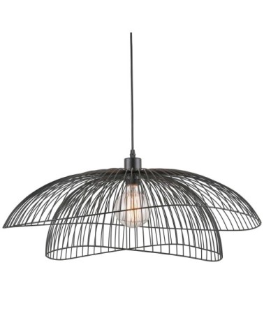 Suspension en métal noir