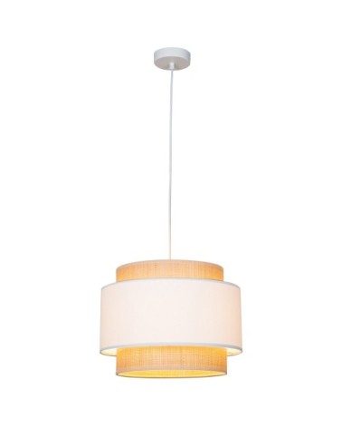 Suspension en fabric naturel