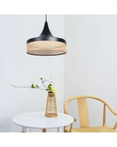 Suspension en métal naturel