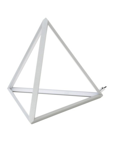 Lampe de table en métal gris