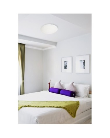 Plafonnier LED Acier Multicolore 40x40x9 CM