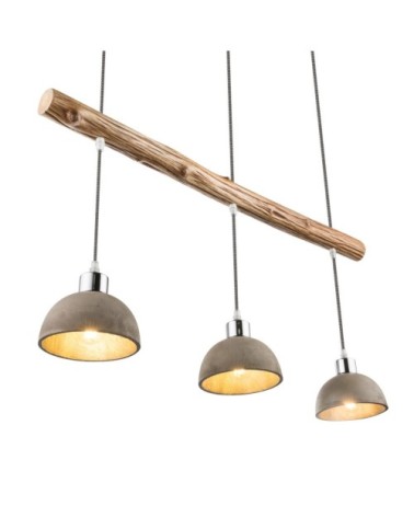 Suspension en concrete gris