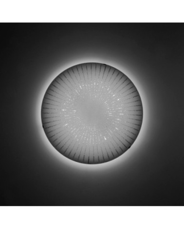 Plafonnier LED Acier Multicolore 40x40x9 CM