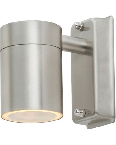 Projecteur extérieur en métal argenté