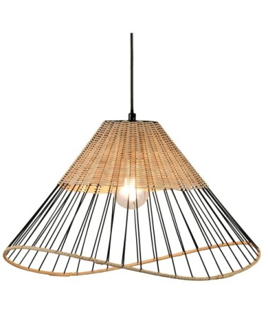 Suspension en métal noir