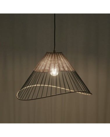 Suspension en métal noir