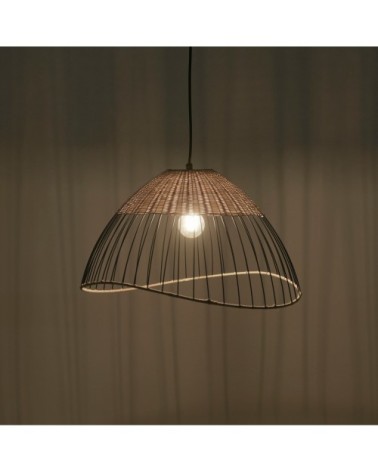 Suspension en métal noir