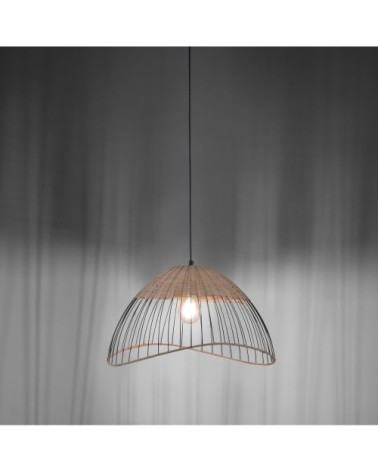 Suspension en métal noir