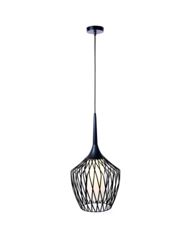 Suspension en métal noir