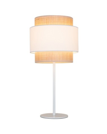 Lampe de table en métal naturel