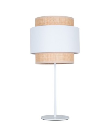 Lampe de table en métal naturel