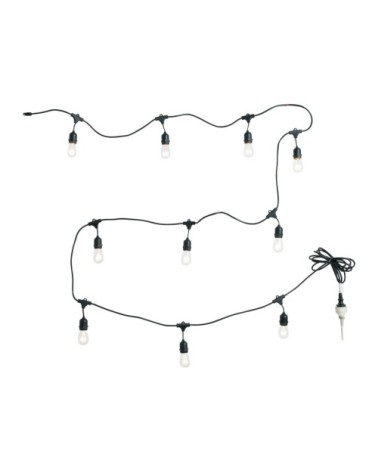 Guirlande lumineuse extérieur en plastique_synthetic noir