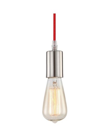 Suspension en métal rouge