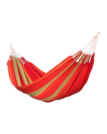 Hamac classique kingsize en coton bio rouge