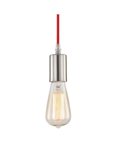 Suspension en métal rouge