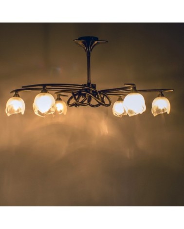 Plafonnier en stone laiton