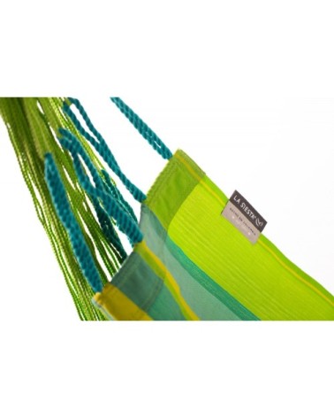 Chaise-hamac kingsize en tissu vert citron