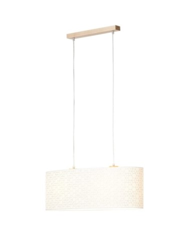 Suspension en bois blanc
