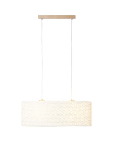 Suspension en bois blanc
