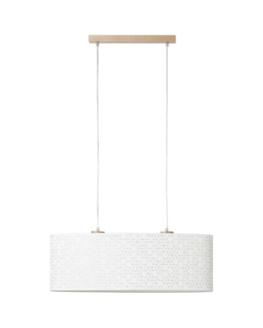 Suspension en bois blanc