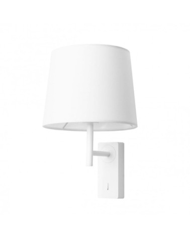 Lampe Murale Chambre Aluminium Blanc 22x23x45 CM