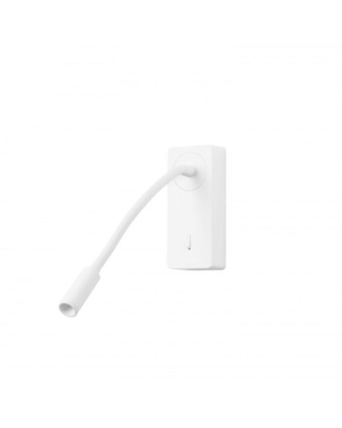 Lampe de Lecture LED Aluminium Blanc 6x14x14 CM