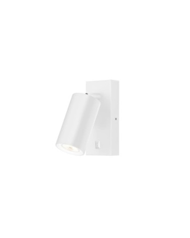 Lampe Lecture Aluminium Blanc 16x6x14 CM