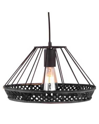 Suspension en métal noir